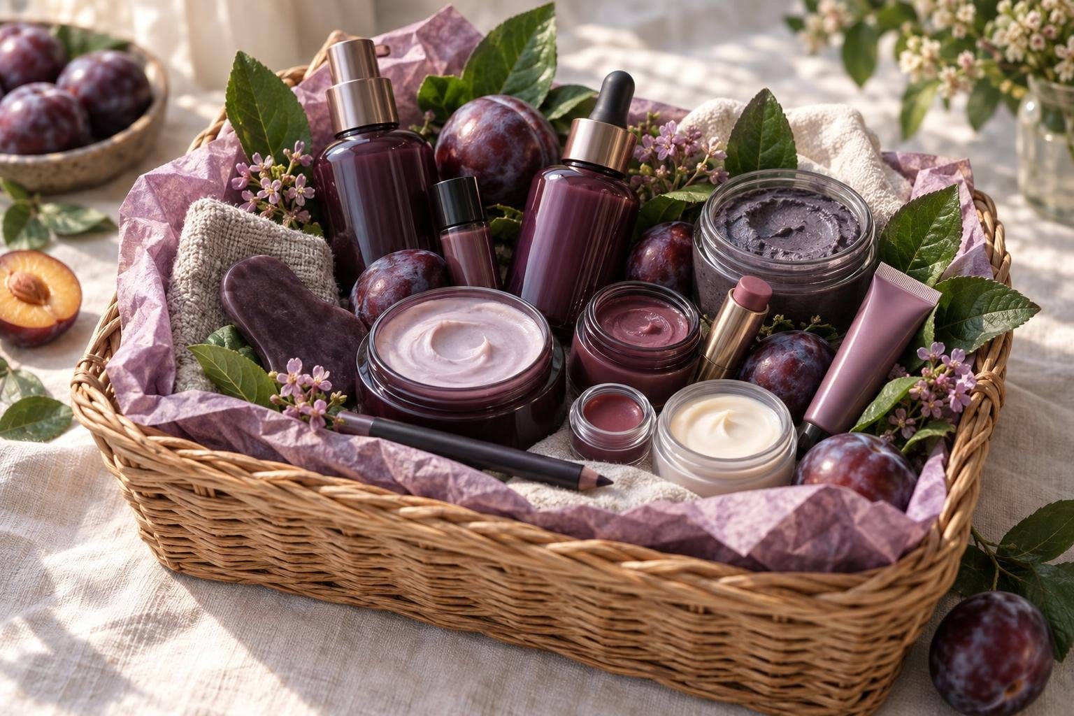 Plum Goodness campaign artwork